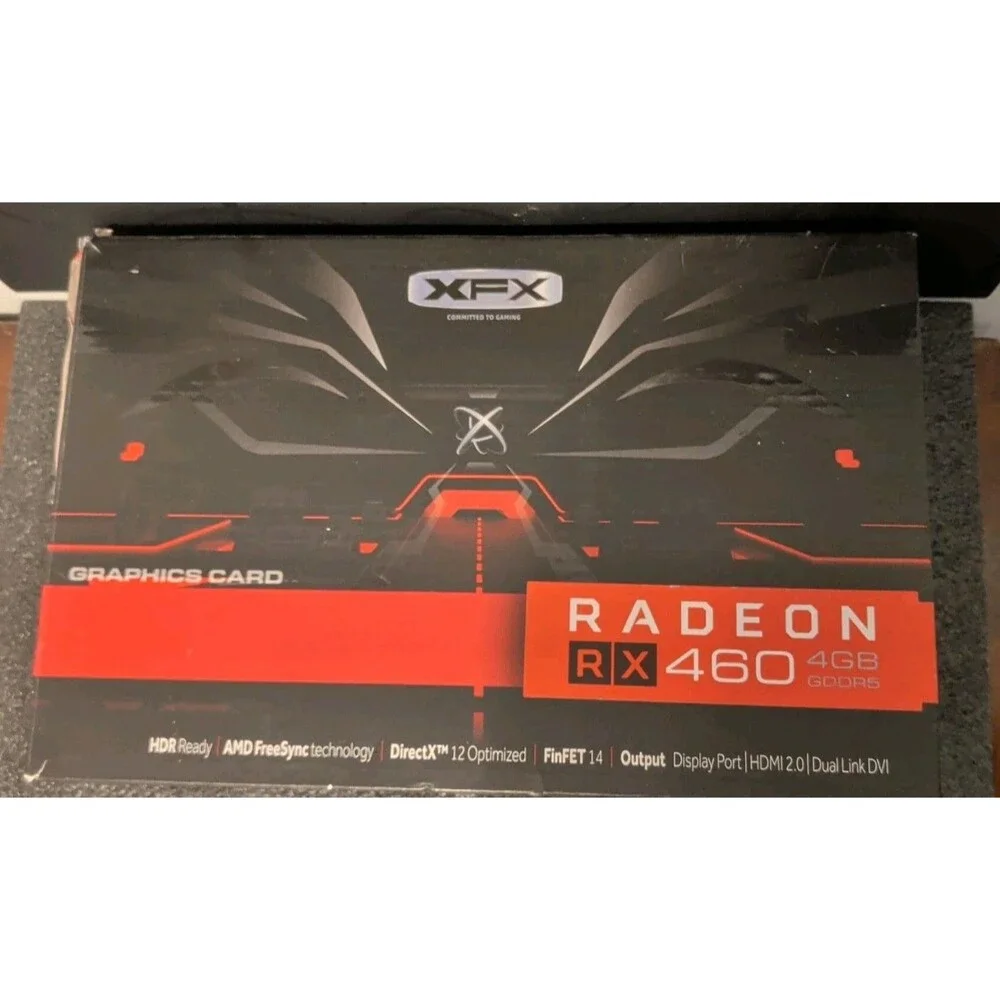 XFX AMD Radeon RX460 4GB 896SP GDDR5 PCI-E Graphics Video Card DP DVI HDMI